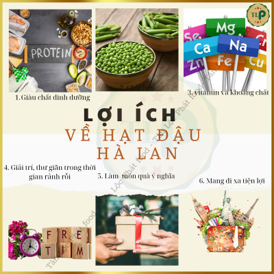ĐẬU HÀ LAN MUỐI TÂN LỘC PHÁT COMBO 1KG - MỖI HŨ 500G [ MẪU MỚI ]