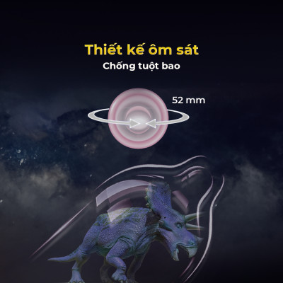 Bao cao su Shell Dino Trice - 1 bao gai, 2 vòng bi + 1 bao Shell Performax (Hộp 2 cái) | SHELL CHÍNH HÃNG