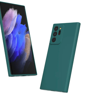 Ốp Lưng Dẻo Silicon Màu Dành Cho Samsung Galaxy Note 20 Ultra Viền Vuông Khoét Lỗ bảo Vệ Camera Tốt Nhất, Không Bám Vân Tay  - Hàng nhập khẩu