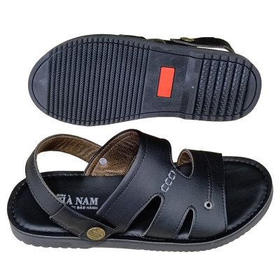 Giày Sandal Nam HA NAM Da Bò Thật Cao Cấp Đế Cao Su Chống Trơn Trượt DNA2243