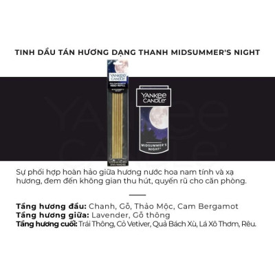 Tinh dầu tán hương dạng thanh Yankee Candle (refill) - Midsummer