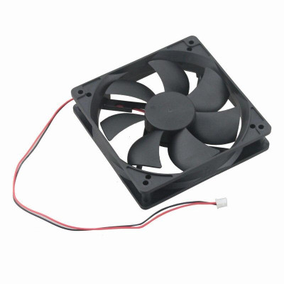 【 Ready stock 】1 Pcs Gdstime DC 24V Dual Ball PC Cooling Fan 120mm x 25mm Brushless Cooler 120*120mm 300RPM High Speed 0.26A 12025B 2Pin