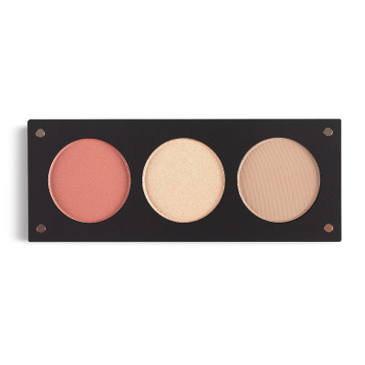 Bảng phấn má hồng, bắt sáng, tạo khối đa chức năng 3in1 Face Palette Inglot 7g