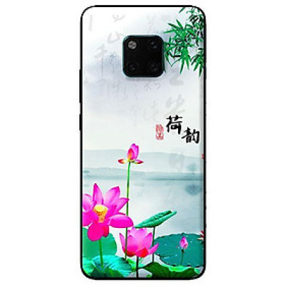 Ốp in cho Huawei Mate 20 Pro Sen Hồng - Hàng chính hãng