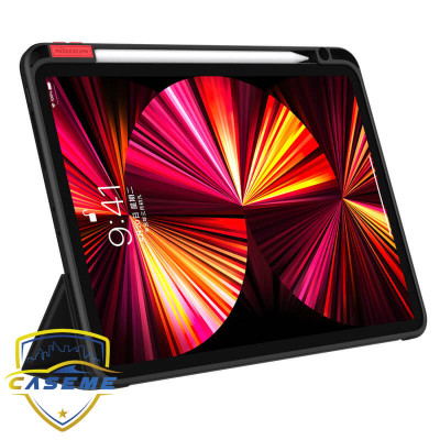 Bao da Nillkin Bevel Leather dành cho Apple iPad Pro 11 inch M1 2021 ( Có Khay Để Bút ) -  Hàng Chính Hãng