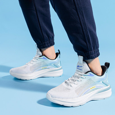 Giày thể thao nữ, giày chạy bộ đế êm nhẹ, thoáng khí đế cao su đúc, chống trơn trượt hạn chế mòn  – GNU2091