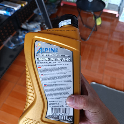 Dầu nhớt Alpine racing 4T 10W40