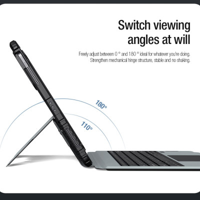 Bao Da Kèm Bàn Phím Nillkin Bumper Combo Case Keyboard cho iPad Pro 11 inch & iPad Pro 13 inch M4 2024 - Hàng Chính Hãng