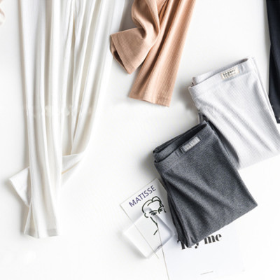 Quần Legging Trơn Nữ (TRẮNG NGÀ)