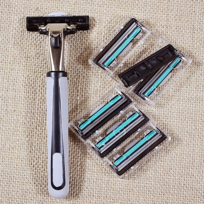 Set vĩ dao cạo râu 36 lưỡi thay thế , kèm bàn cạo , tặng tuýp kem cạo râu cho nam an toàn và tiện lợi