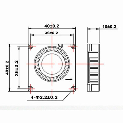 【 Ready stock 】Gdstime 1 Pcs 4cm 401B Dual Ball DC 11V 40mmx40mmx1mm Mini 3D Printer Blower Cooling Fan 40mm x 1mm