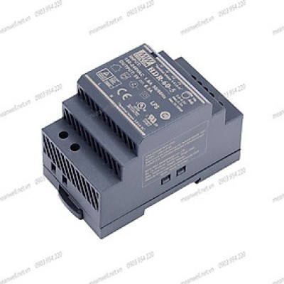 Nguồn Meanwell HDR-60-5 (32 5W 5V 6.5A), Hàng chính hãng