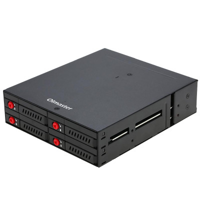 Ổ cứng Di động OImaster 4 Bays 2,5 ’’ SATA HDD SSD  Giá đỡ Mặt sau với Chức năng Khóa Bàn phím Hỗ trợ Hot-swap 6Gbps