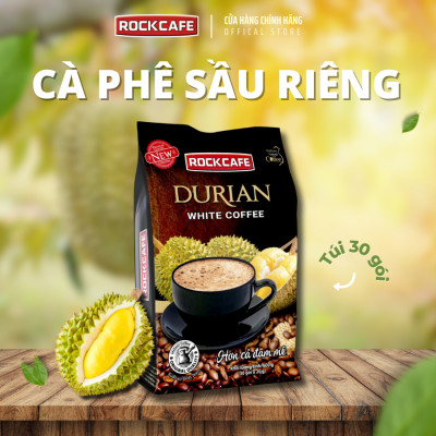 Túi 30 gói Cà phê Sầu riêng ROCKCAFE (20g/gói)