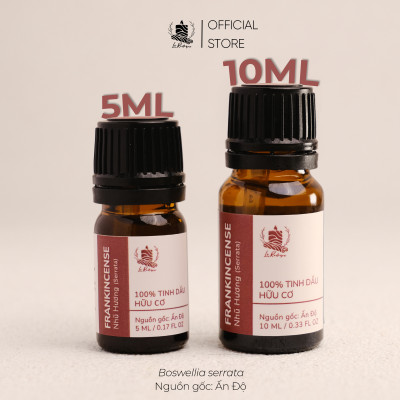 Tinh Dầu Nhũ Hương Serrata - 100% Nguyên Chất Hữu Cơ - Le Rustique - Tinh Dầu Bản Địa Ấn Độ