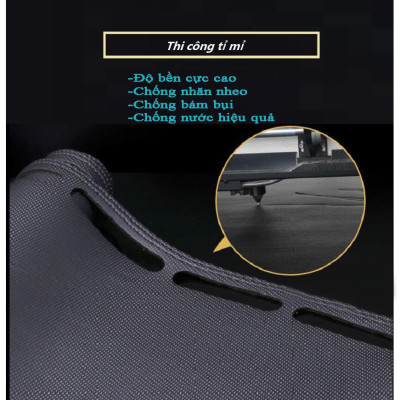 Thảm Taplo Xe Hyundai STARGAZER 2022-2023 loại da dày cao cấp 3 lớp chống trượt Da Carbon đen
