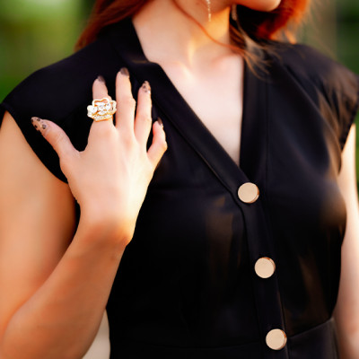 Đầm Ôm DRE084 Cosmos Đen Huyền Bí Thời trang thiết kế Hity