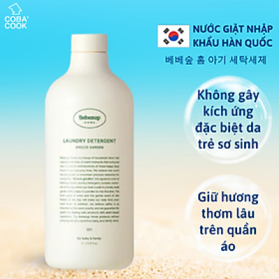 Nước Giặt Quần Áo Không Gây Kích Ứng Da Nhập Khẩu Hàn Quốc Bebesup