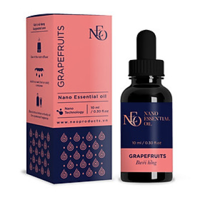 Tinh Dầu Thiên Nhiên Nano Bưởi Hồng 10ml 