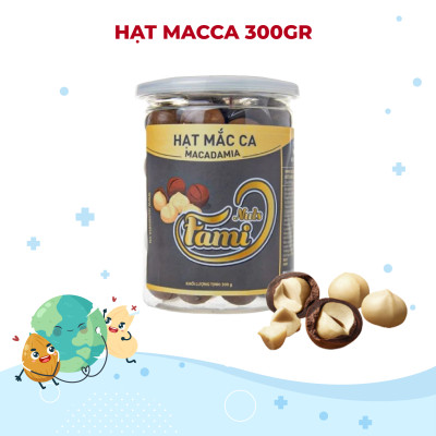 Hạt Mắc Ca Hũ Nắp Nhôm Fami (300g)