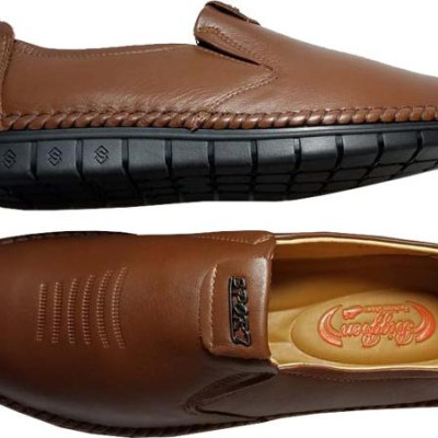 Giày Mọi Nam BIGGBEN Da Bò Thật GM143