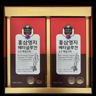 Nhân Sâm Linh Chi Kết Hợp Hoạt Chất Beta Glucan 2.0 Extract  Hộp 15 Gói