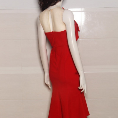 ĐẦM CÚP NGỰC ĐÍNH NƠ 