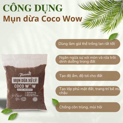 Mụn dừa đã qua xử lý, đất hữu cơ, chuyên trồng rau, hoa màu, dâu tây, cây ăn trái, thủy canh