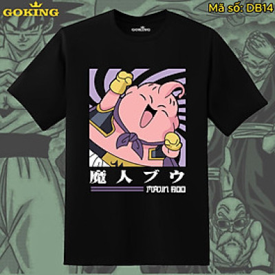 Áo thun siêu dễ thương MAJIN BUU chibi trong Dragon Ball, mã DB14. Áo phông in hình anime manga cao cấp cho nam nữ teen trẻ em