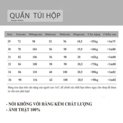 Quần Kaki Túi Hộp Retro đen (nam nữ ) chất liệu kaki bền bỉ mềm mịn