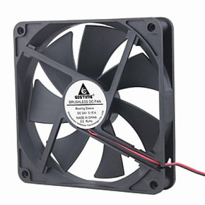 1 Pieces Gdstime Big Airflow 14v 14cm 140mm x 11mm Brushless DC Cooling Cooler Fan 140mm*140mm*11mm 14011s 1 Wires