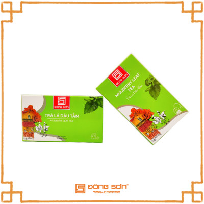 Trà Lá Dâu Tằm túi lọc [ 25 Túi x 2gr ] - Trà sức khỏe, Hỗ trỡ giấc ngủ, đẹp da - Đông Sơn