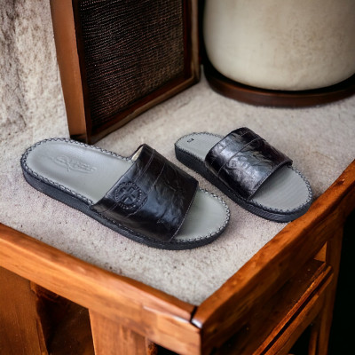 DÉP QUAI NGANG CHẤT LIỆU DA BÒ VATIS VA2040 | KHÂU ĐẾ CHẮC CHẮN