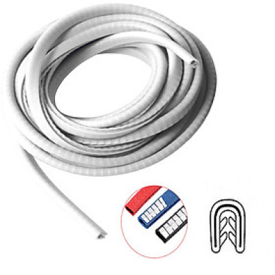 Gioăng cao su, nẹp viền cửa chữ U lõi thép PHUS chống va đập, cách âm, chống ồn cao cấp dài 5m 