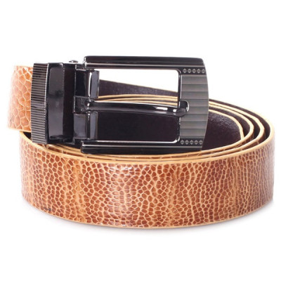 HC5411-12-15-16 - Dây thắt lưng nữ da đà điểu Huy Hoàng 2,5P trơn màu đen, nâu đất, nâu đỏ, vàng bò