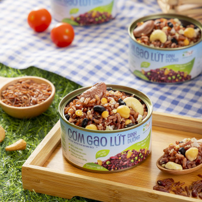 Cơm gạo lứt dinh dưỡng ăn liền TÂM MINH FOODS
