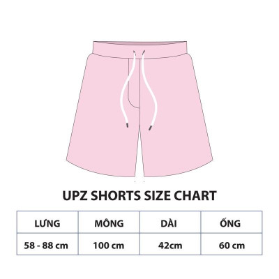 UPZ Quần Shorts Thun Thêu Unicorn Babe (4 Màu)