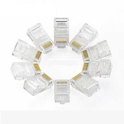 Ugreen UG20331NW110TK Đầu bấm mạng RJ45 chuẩn Cat5e cao cấp mạ vàng - HÀNG CHÍNH HÃNG