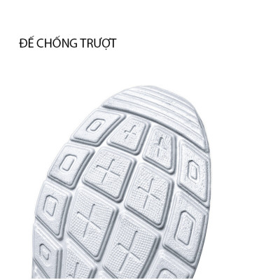Giày thể thao nữ, giày chạy bộ đế êm nhẹ, thoáng khí đế cao su đúc, chống trơn trượt hạn chế mòn  – GNU1004A