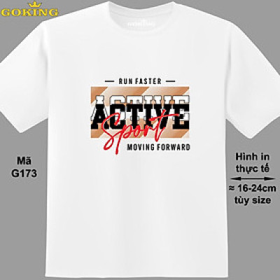 RUN FASTER - ACTIVE SPORT - MOVING FORWARD, mã G173. Áo thun nam nữ in siêu đẹp. Áo phông thoát nhiệt GOKING hàng hiệu cao cấp