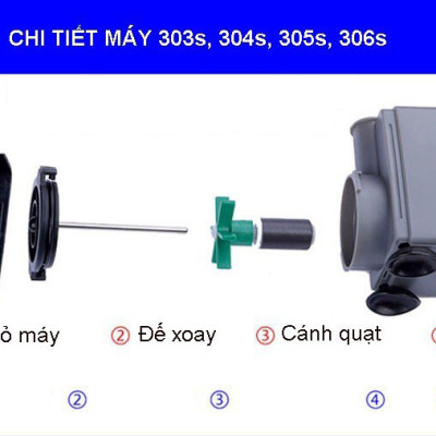 Máy bơm nước Atman AT 304S 8W 800L/Hr cho hồ cá cảnh mini siêu bền, Bảo hành uy tín