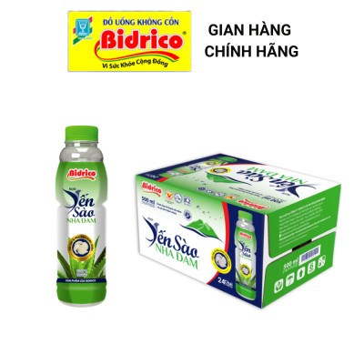 Nước Yến Sào Nha Đam Bidrico ( Thùng 24 chai 500ml )