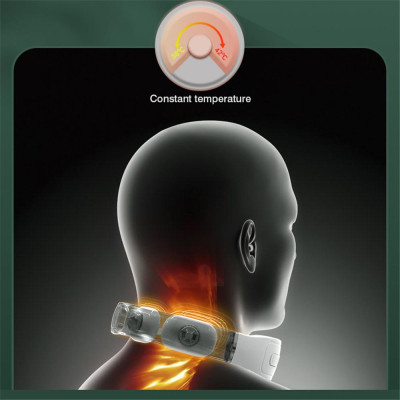 CINCATDY Foldable Portable Neckband Earphone Wireless In-Ear Headset Comfortable Ergonomic Neckband Design Intelligent Neck Massage