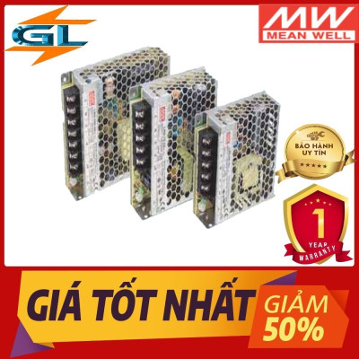 Nguồn tổ ong 24V 2.2A 52.8W LRS-50-24 Meanwell - Hàng nhập khẩu