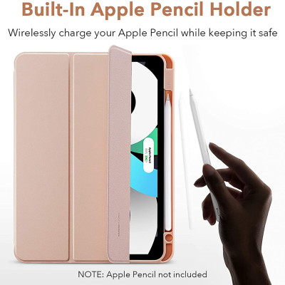 Bao da cho iPad Air 4 2020 10.9 Inch ESR Rebound Pencil Case (Có khe cắm bút Apple Pencil) - Hàng Nhập Khẩu 