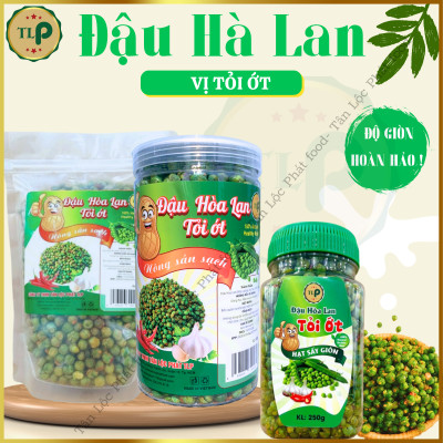 ĐẬU HÀ LAN RANG TỎI ỚT TÂN LỘC PHÁT COMBO 1KG - MỖI BỊCH 500G [ MẪU MỚI ]