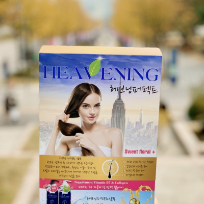 Bộ chăm sóc tóc  dưỡng chất suôn mượt Heavening Perfect (Set 01 Gội & 01 Xả)