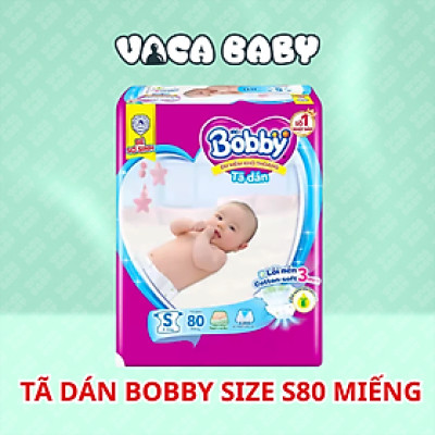 TÃ DÁN BOBBY SƠ SINH SIZE S80 MIẾNG