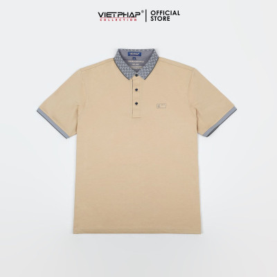 Áo Polo Nam VIỆT PHÁP Form Luxury - Thun Cotton Lụa , lịch lãm, sang trọng 24375