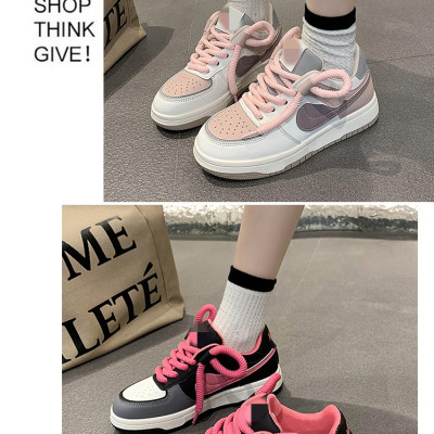 Giày thể thao nữ đế cao su đúc, chống trơn trượt hạn chế mòn – GNU2058A